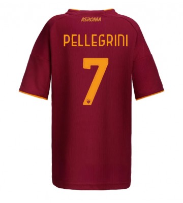 AS Roma Lorenzo Pellegrini #7 Hjemmebanetrøje Dame 2025-26 Kortærmet